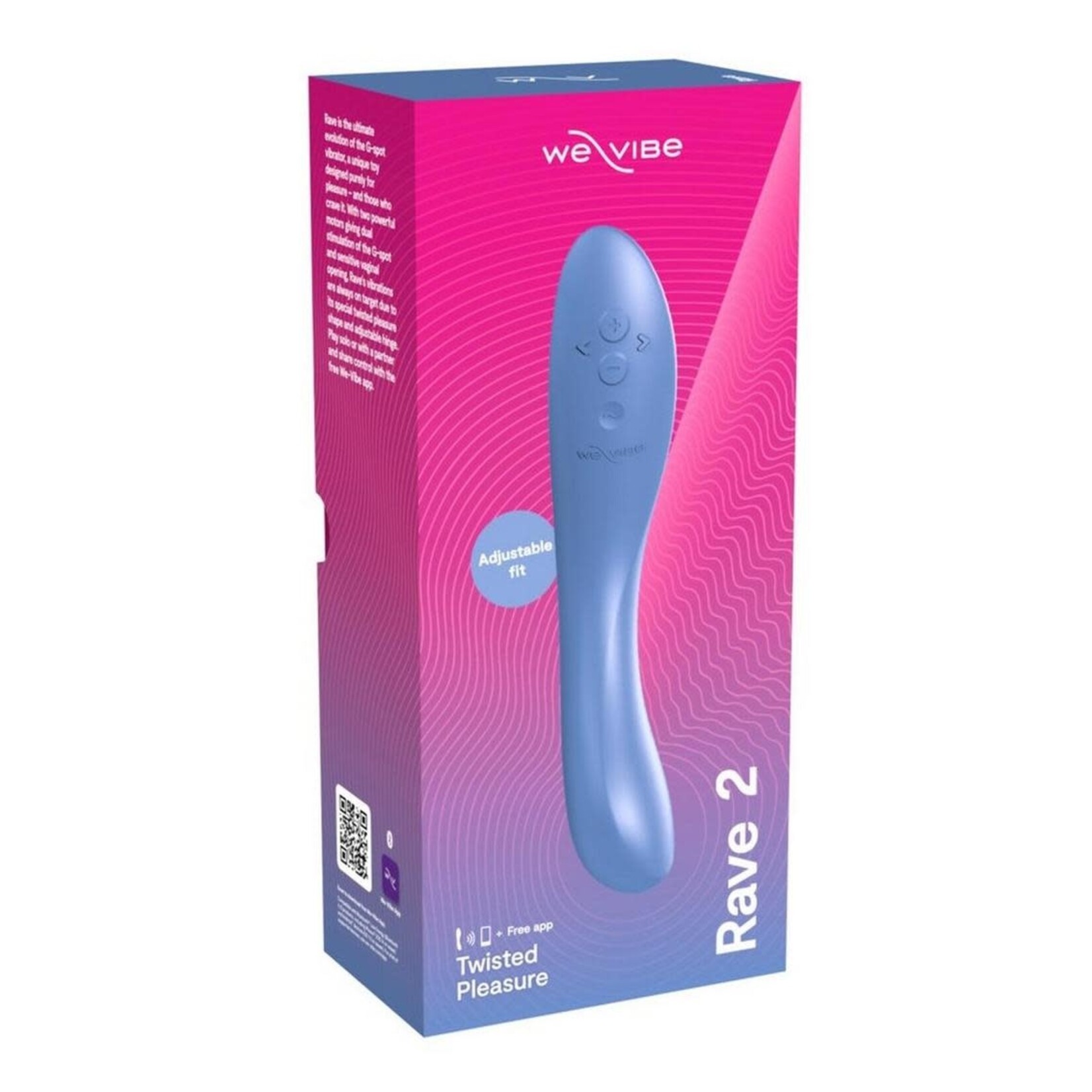 We-Vibe We-Vibe Rave 2 Twisted Pleasure Rechargeable Silicone G-Spot Vibrator