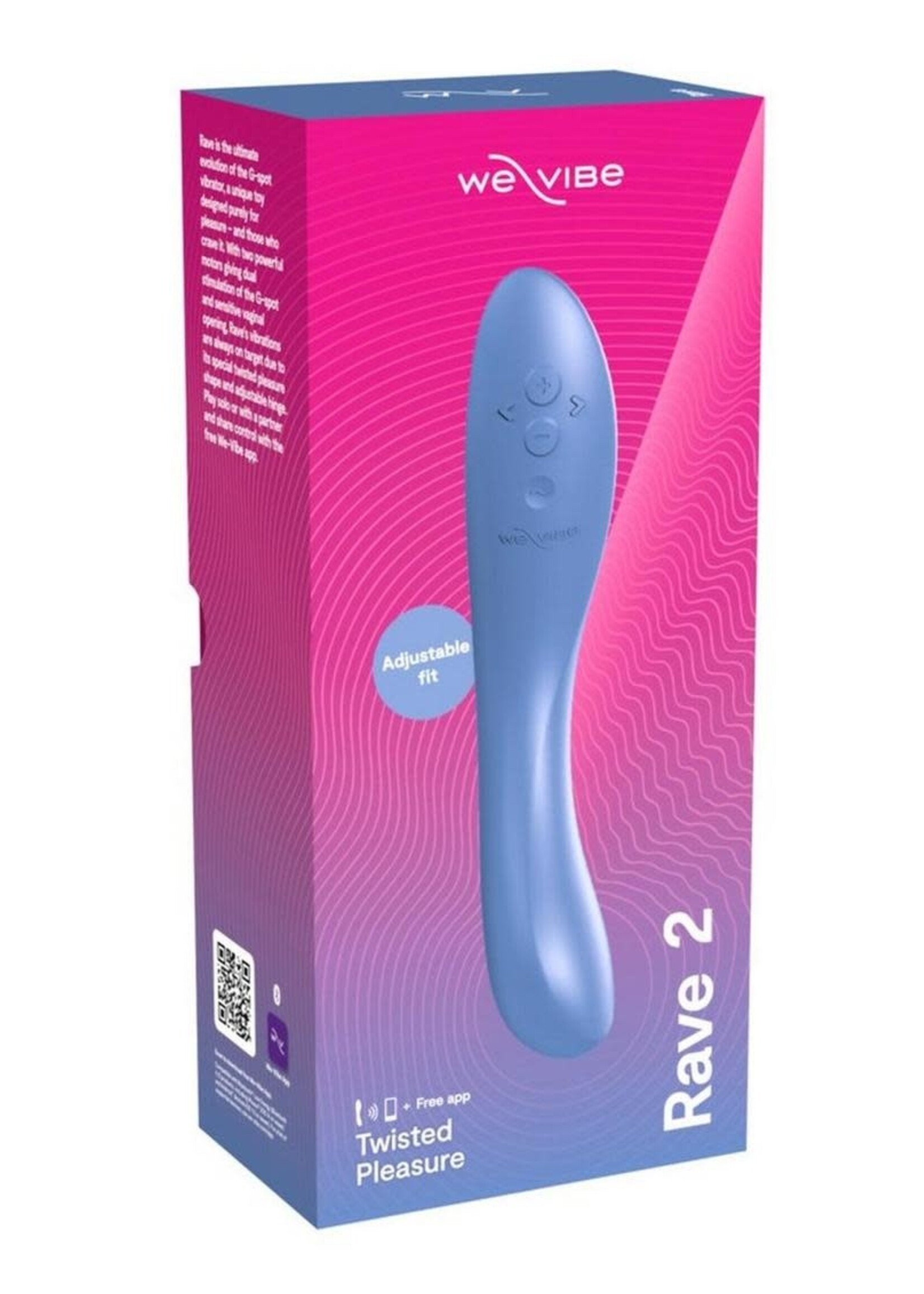 We-Vibe We-Vibe Rave 2 Twisted Pleasure Rechargeable Silicone G-Spot Vibrator