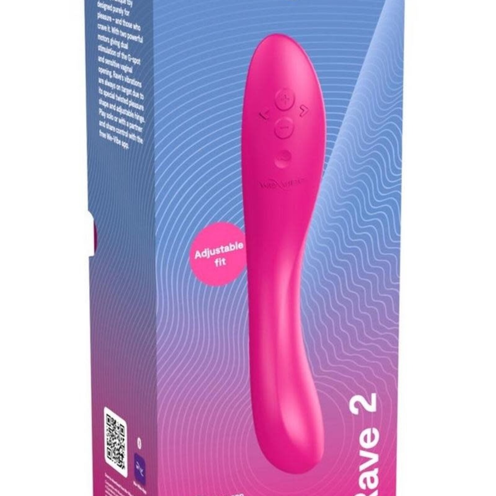 We-Vibe We-Vibe Rave 2 Twisted Pleasure Rechargeable Silicone G-Spot Vibrator
