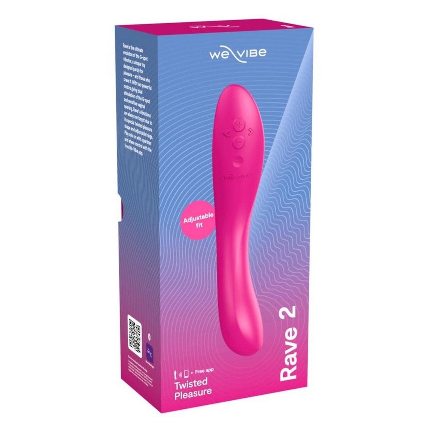 We-Vibe We-Vibe Rave 2 Twisted Pleasure Rechargeable Silicone G-Spot Vibrator