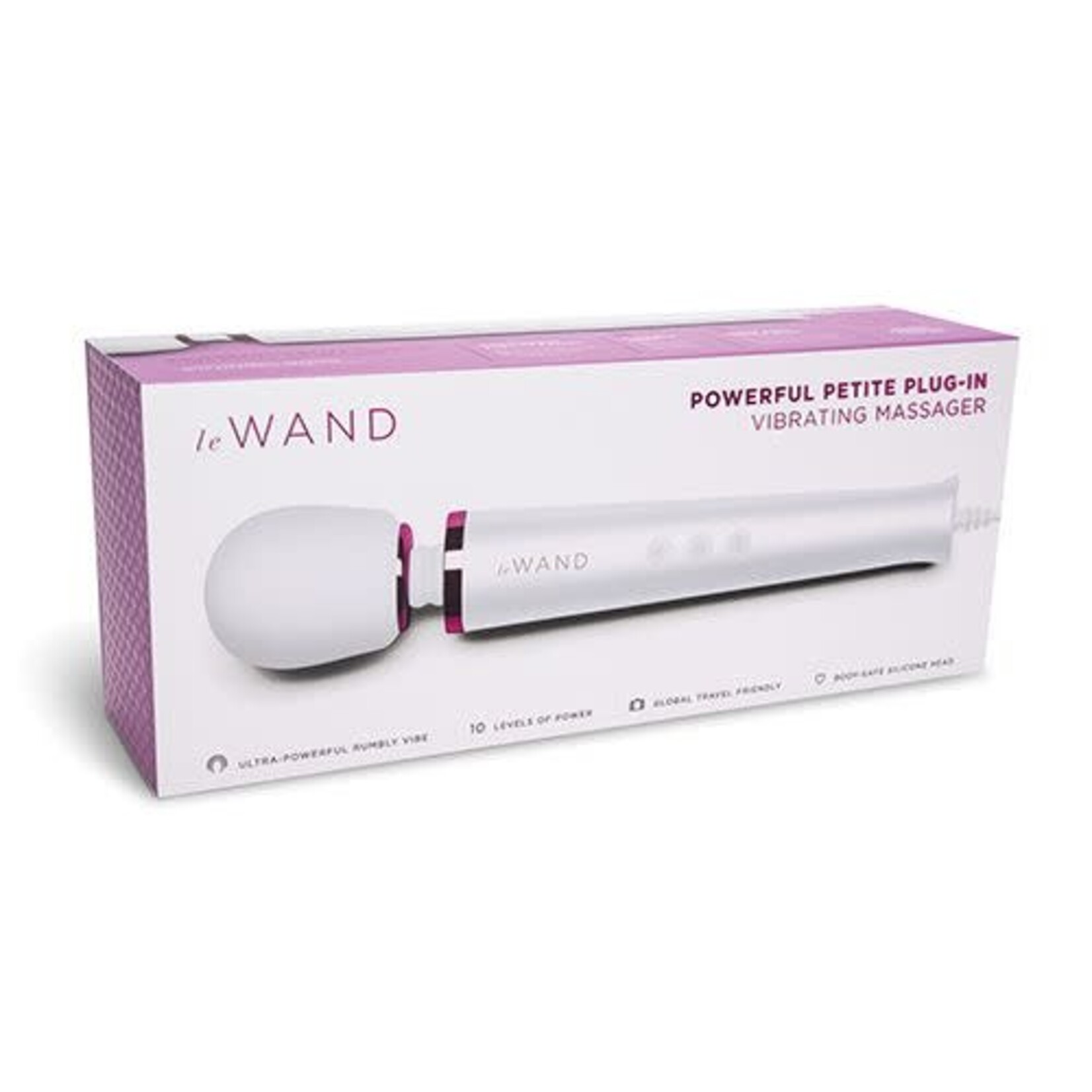 Le Wand Le Wand Powerful Petite Plug-In Vibrating Massager - White
