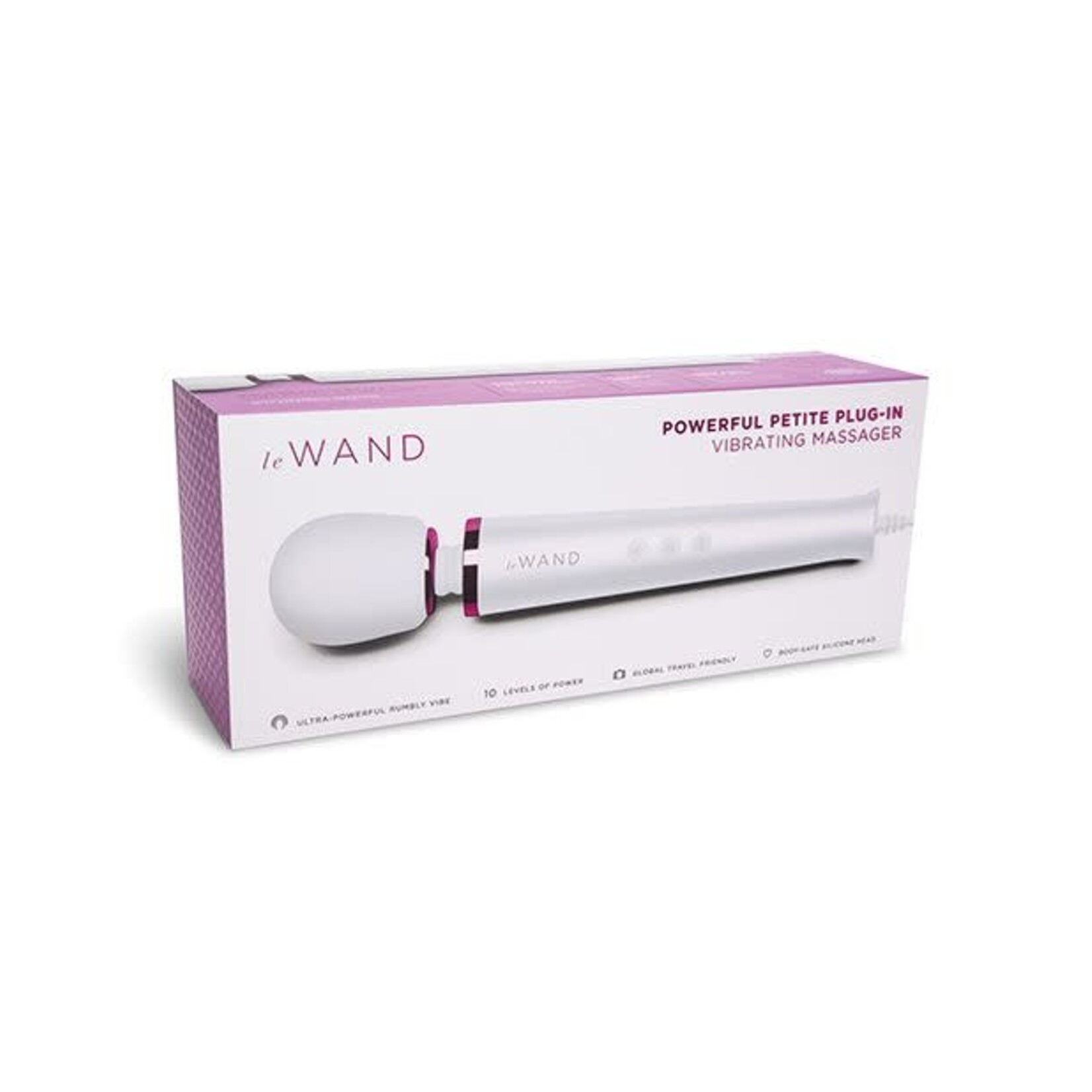 Le Wand Le Wand Powerful Petite Plug-In Vibrating Massager - White