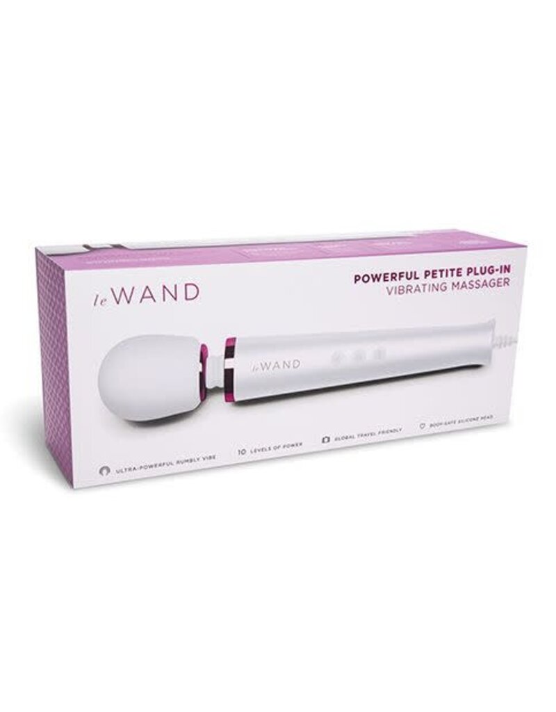 Le Wand Le Wand Powerful Petite Plug-In Vibrating Massager - White
