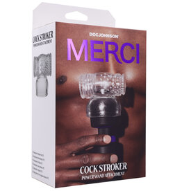 Doc Johnson Merci Cock Stroker Wand Attachment Clear