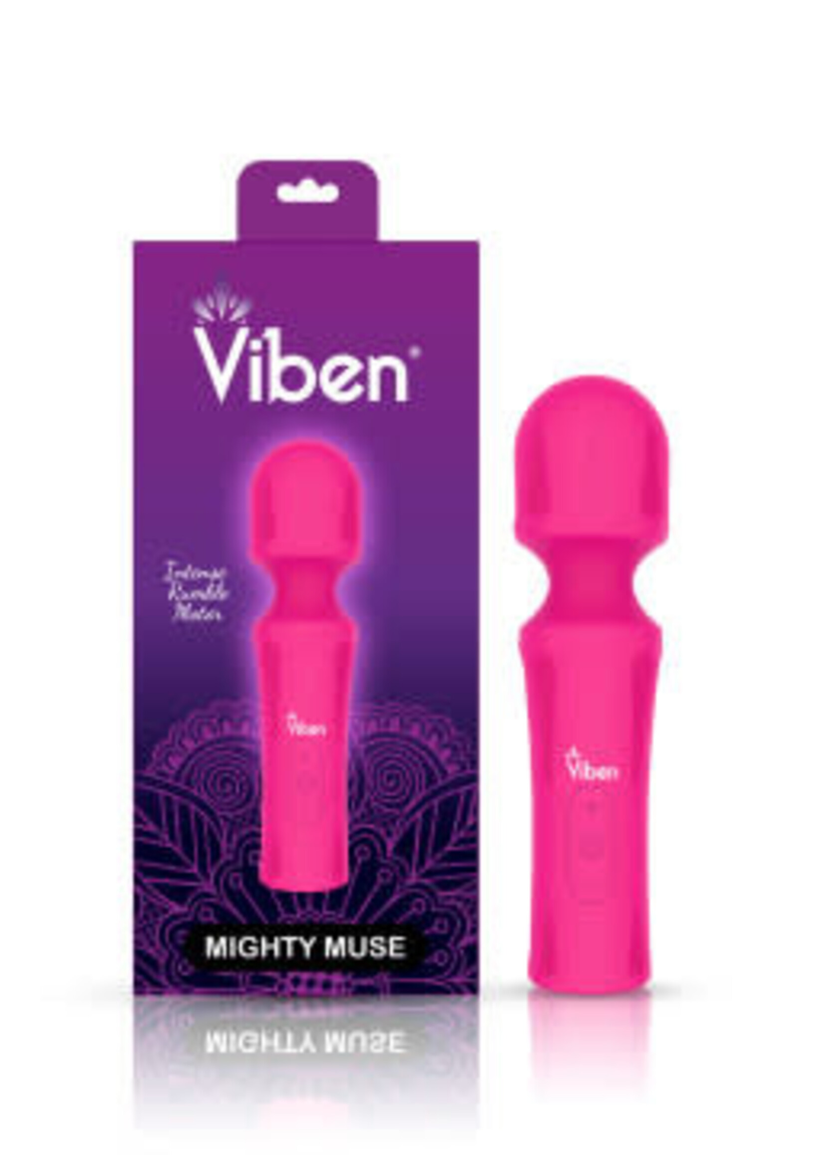 Viben Mighty Muse - Hot Pink - Powerful Personal Wand - Massager