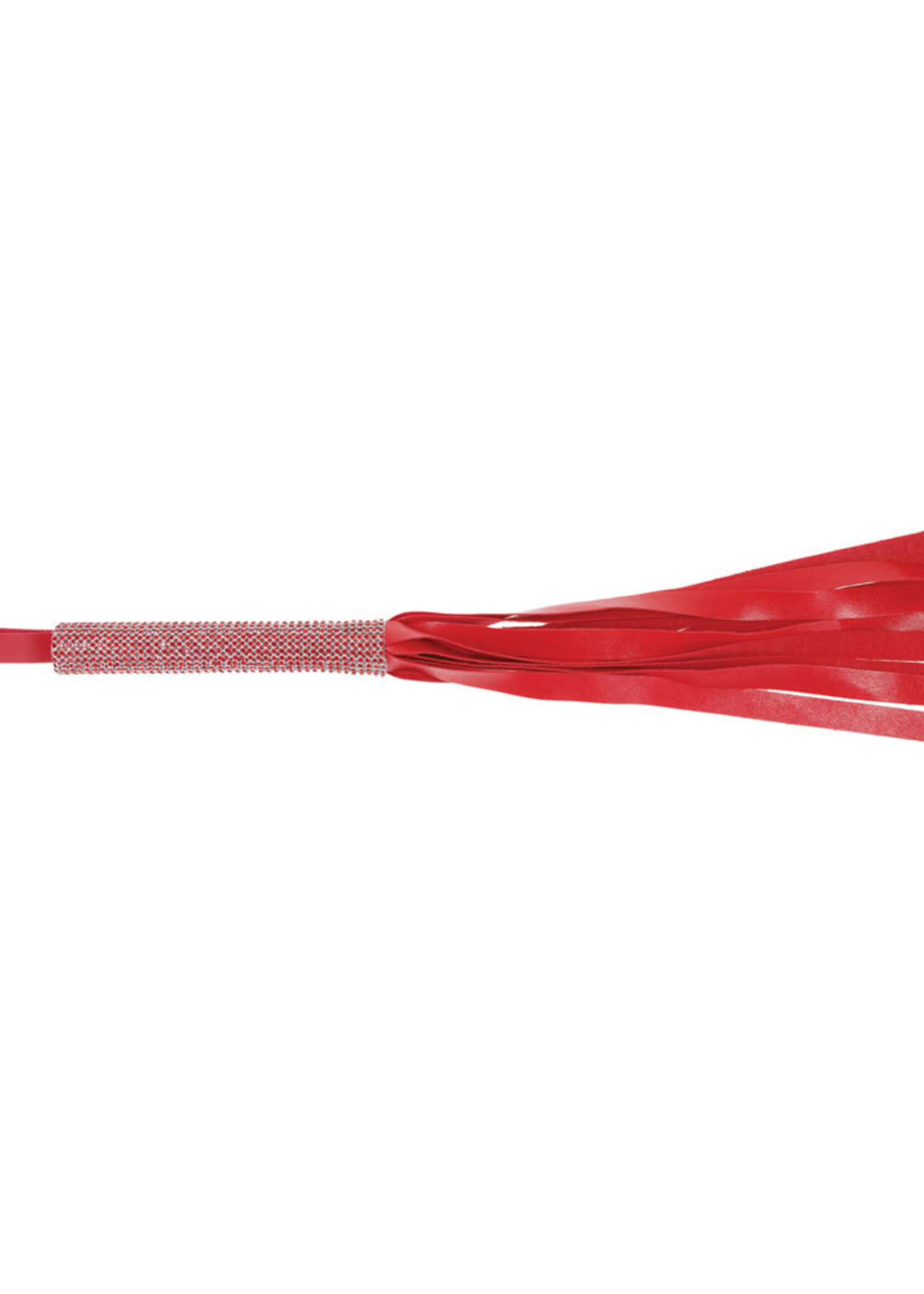 Sportsheets Amor Sparkle Flogger - Red