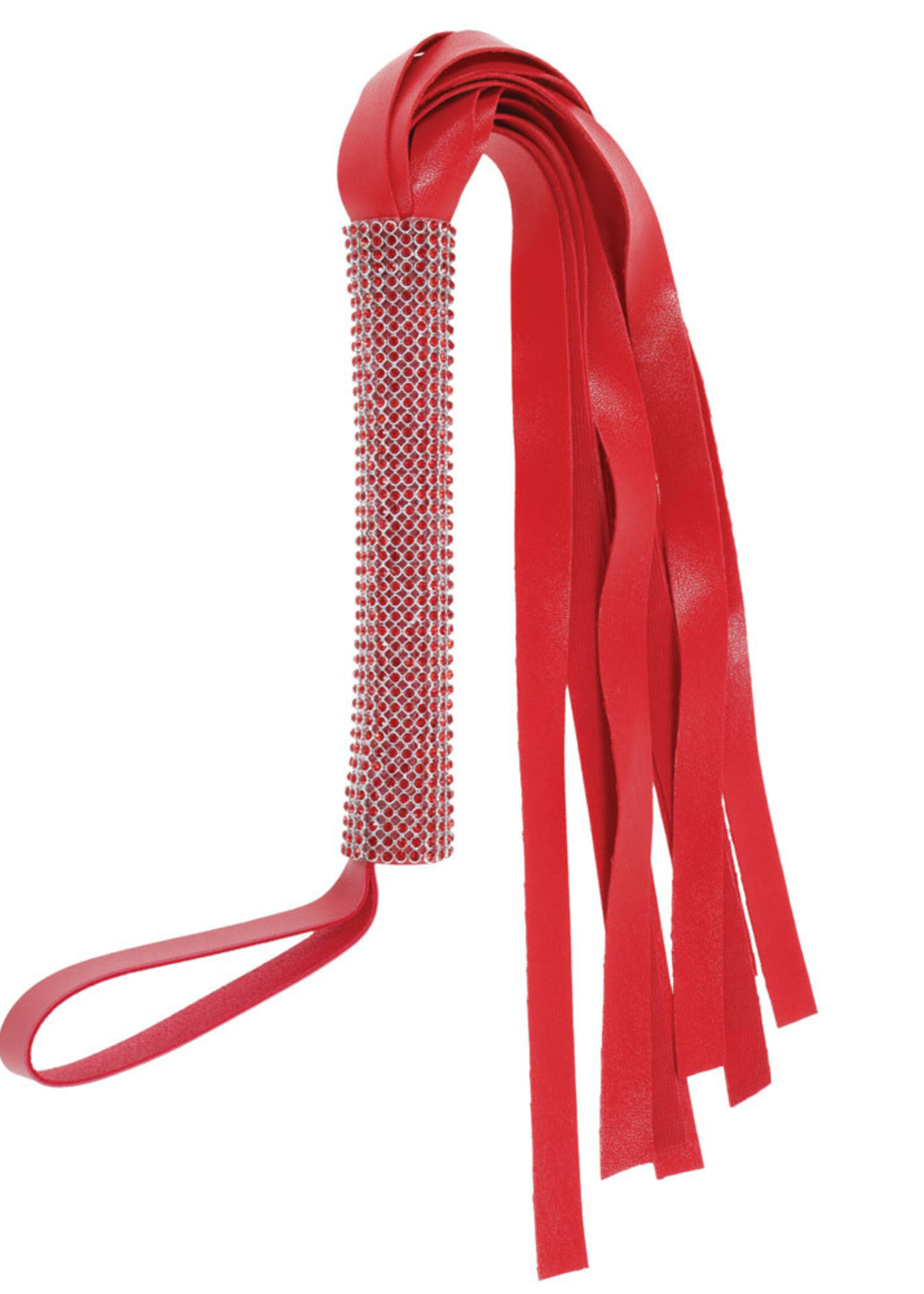 Sportsheets Amor Sparkle Flogger - Red