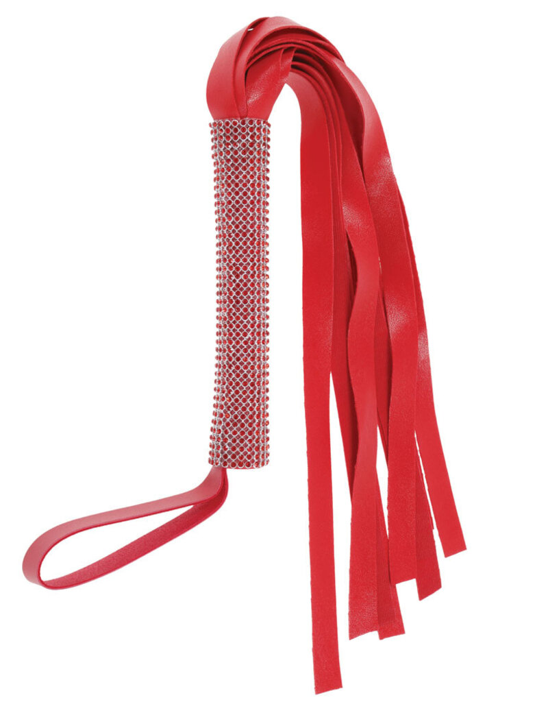 Sportsheets Amor Sparkle Flogger - Red