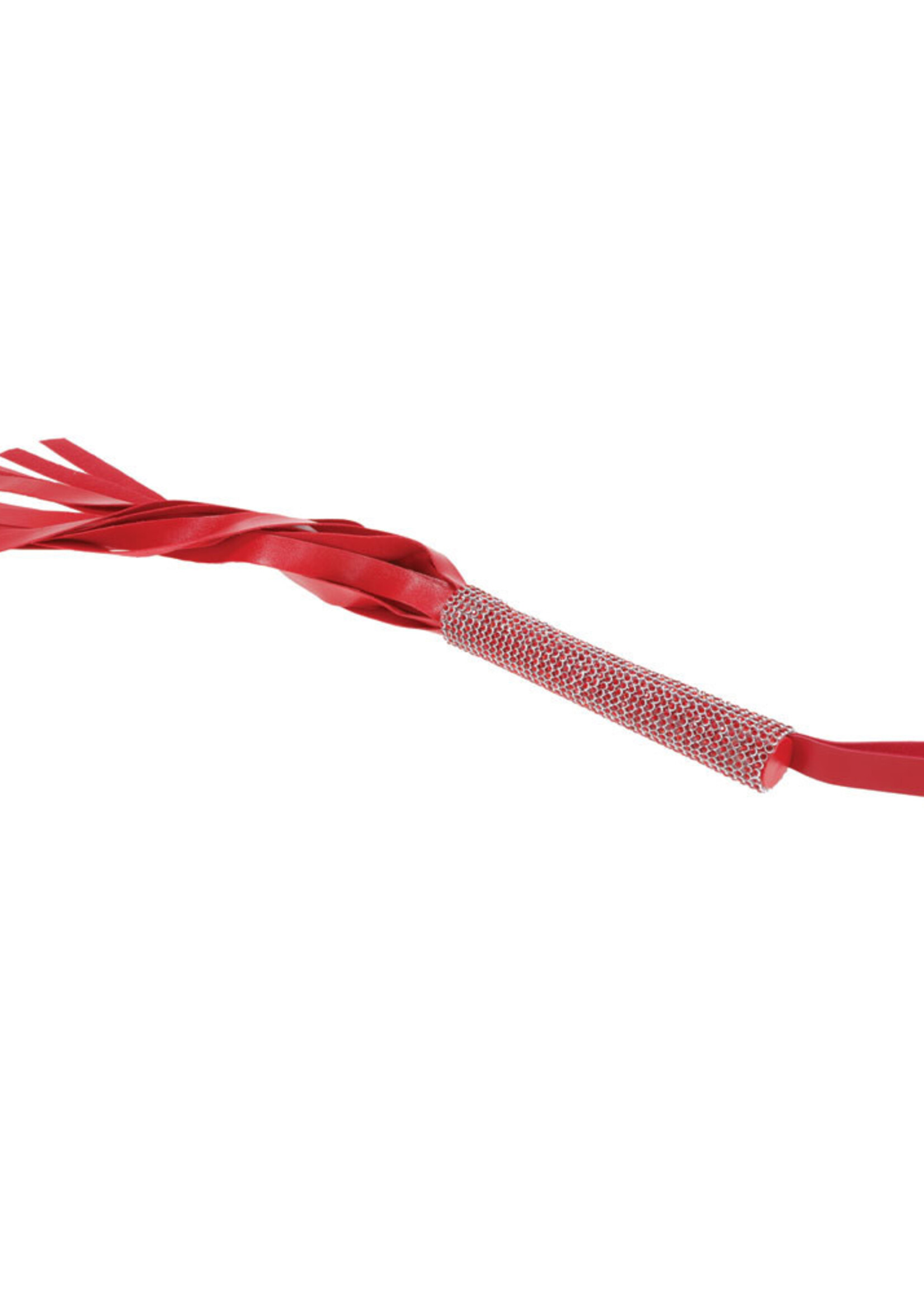Sportsheets Amor Sparkle Flogger - Red