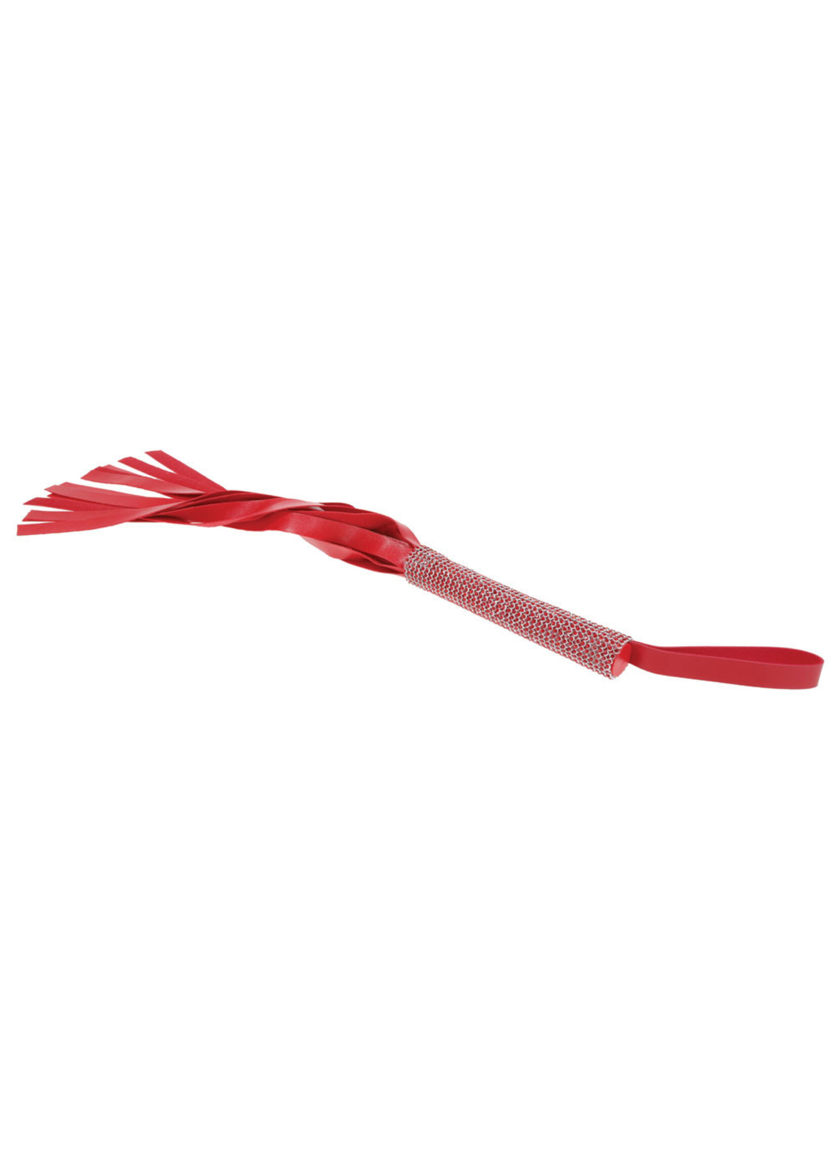 Sportsheets Amor Sparkle Flogger - Red