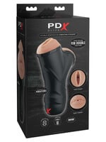 Pipedream PDX Elite Double Penetration Vibrating Stroker
