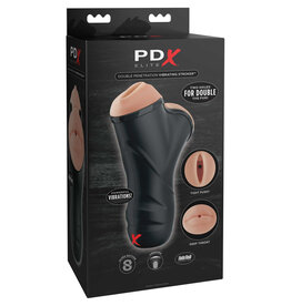 Pipedream PDX Elite Double Penetration Vibrating Stroker