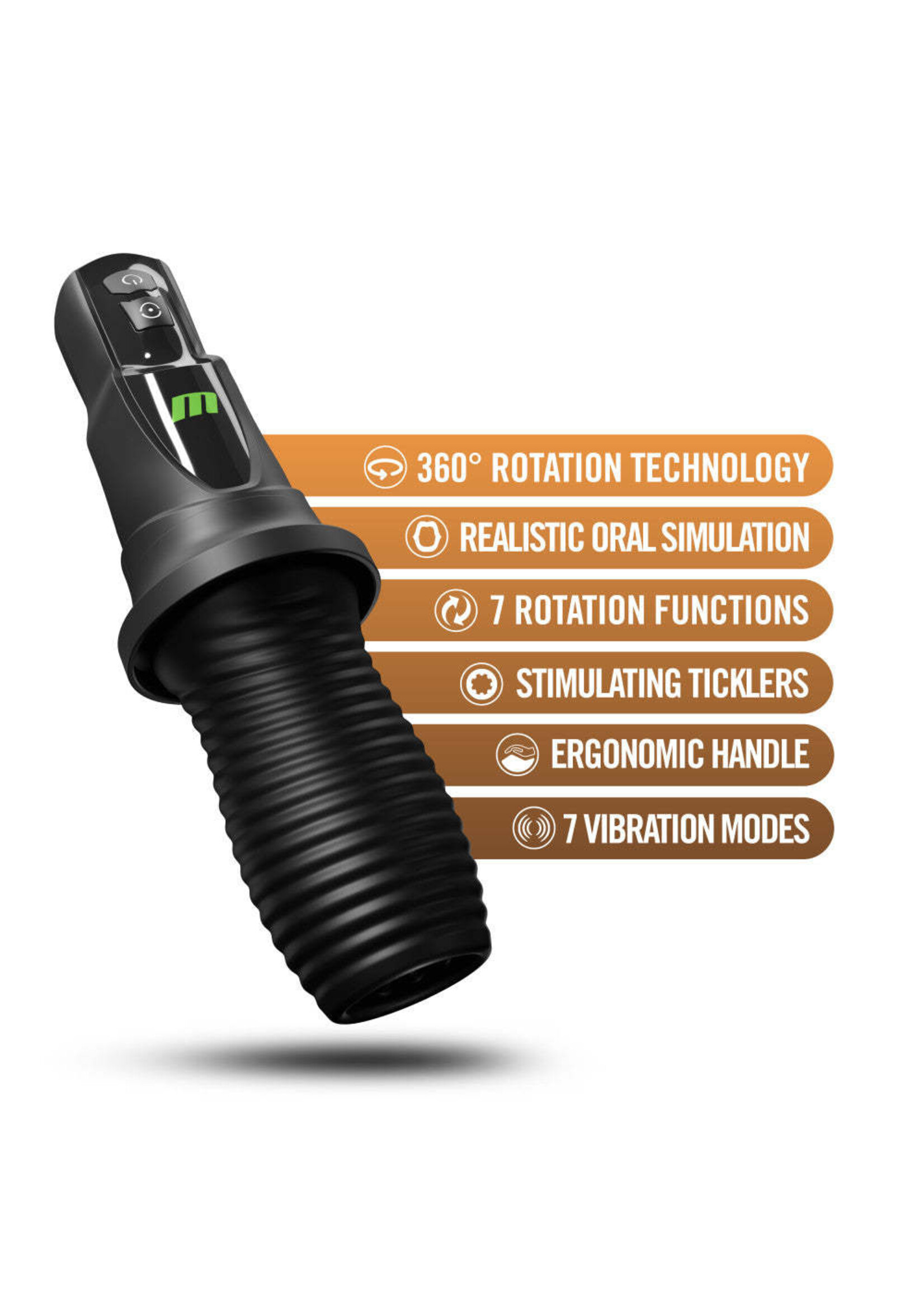 Blush Novelties M For Men 3rd Base Black