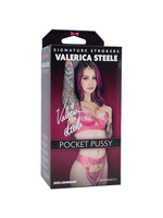 Doc Johnson Signature Strokers Valerica Steele Ultraskyn Pocket Pussy Vanilla