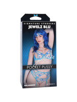 Doc Johnson Signature Strokers Jewelz Blu Ultraskyn Pocket Pussy Vanilla
