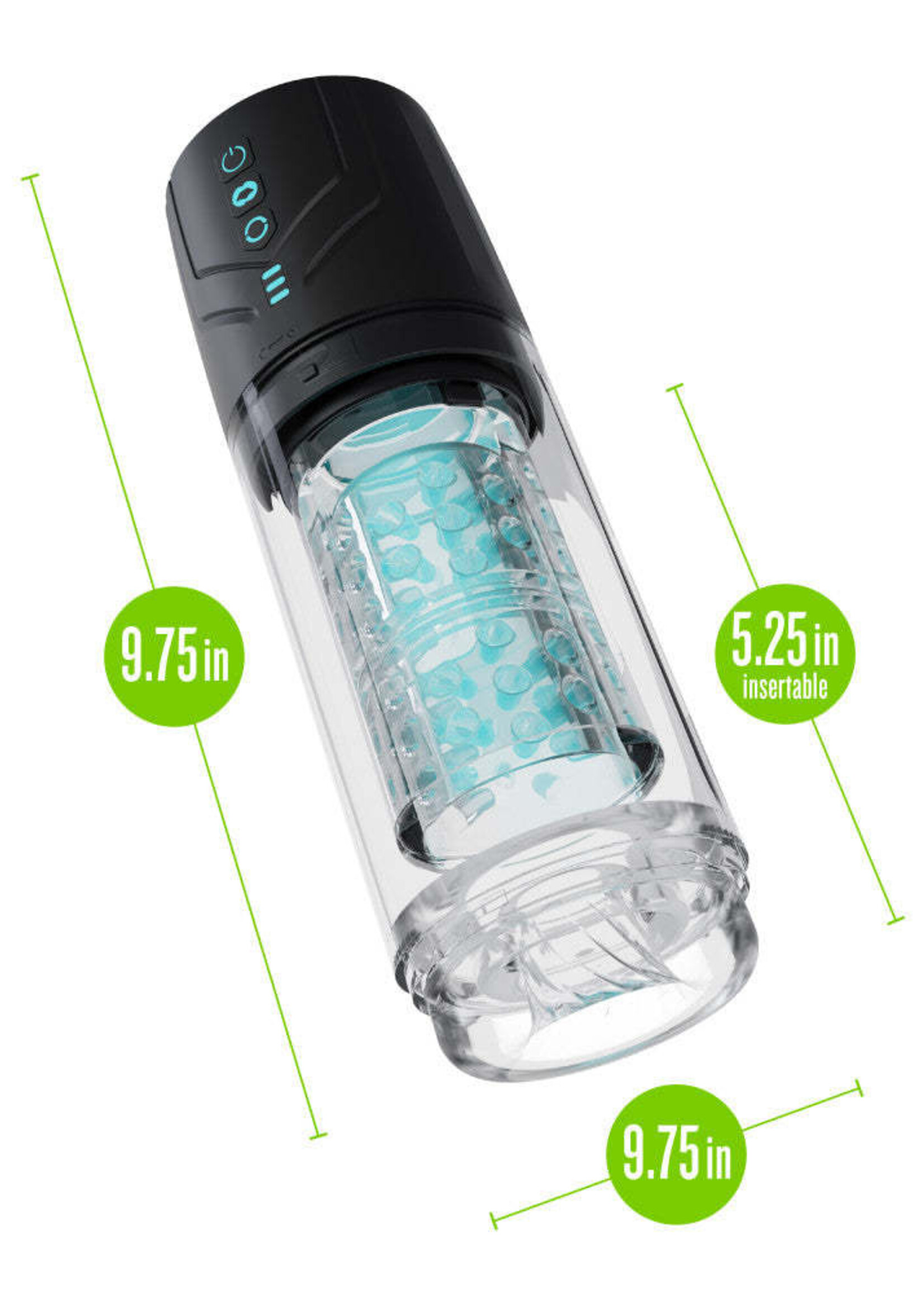 Blush Novelties M for Men Whirlwind Pro Black