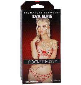 Doc Johnson Signature Strokers - Eva Elfie - Ultraskyn Pocket Pussy - Vanilla