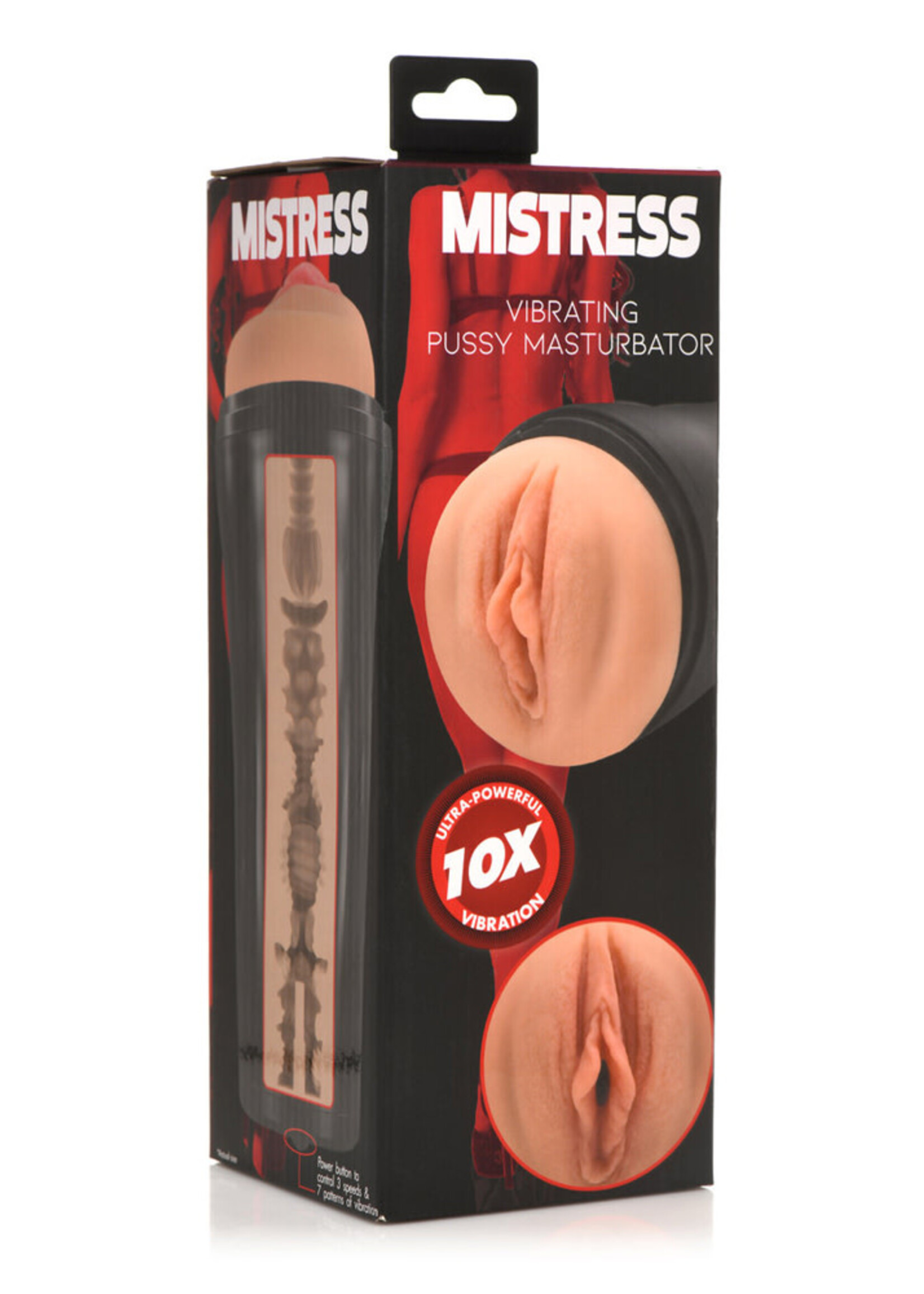 Curve Toys Mistress Vibrating Pussy Masturbator Medium