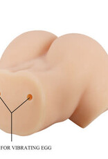 Pretty Love Hailey Realistic Vagina and Ass Vibrator - Light