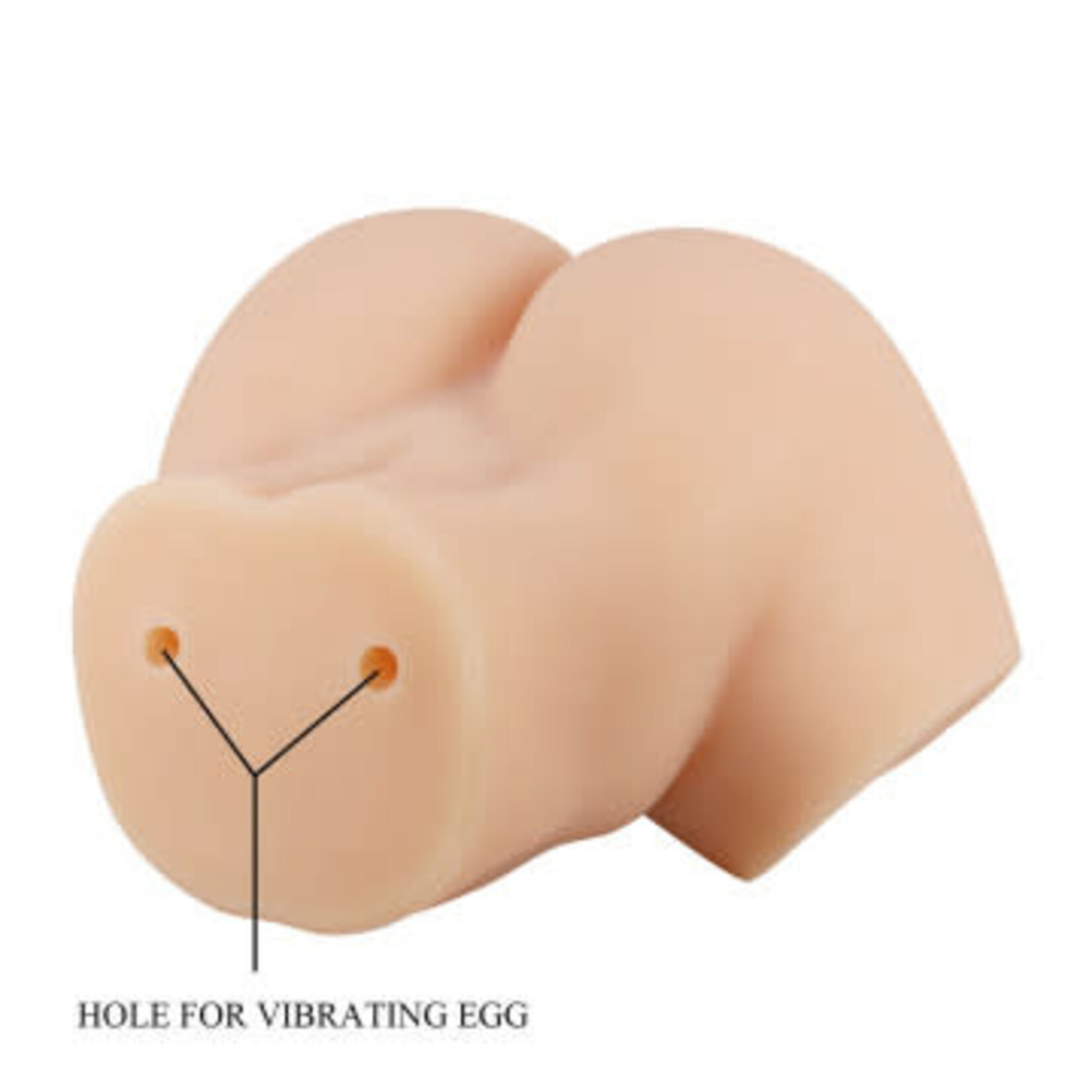 Pretty Love Hailey Realistic Vagina and Ass Vibrator - Light