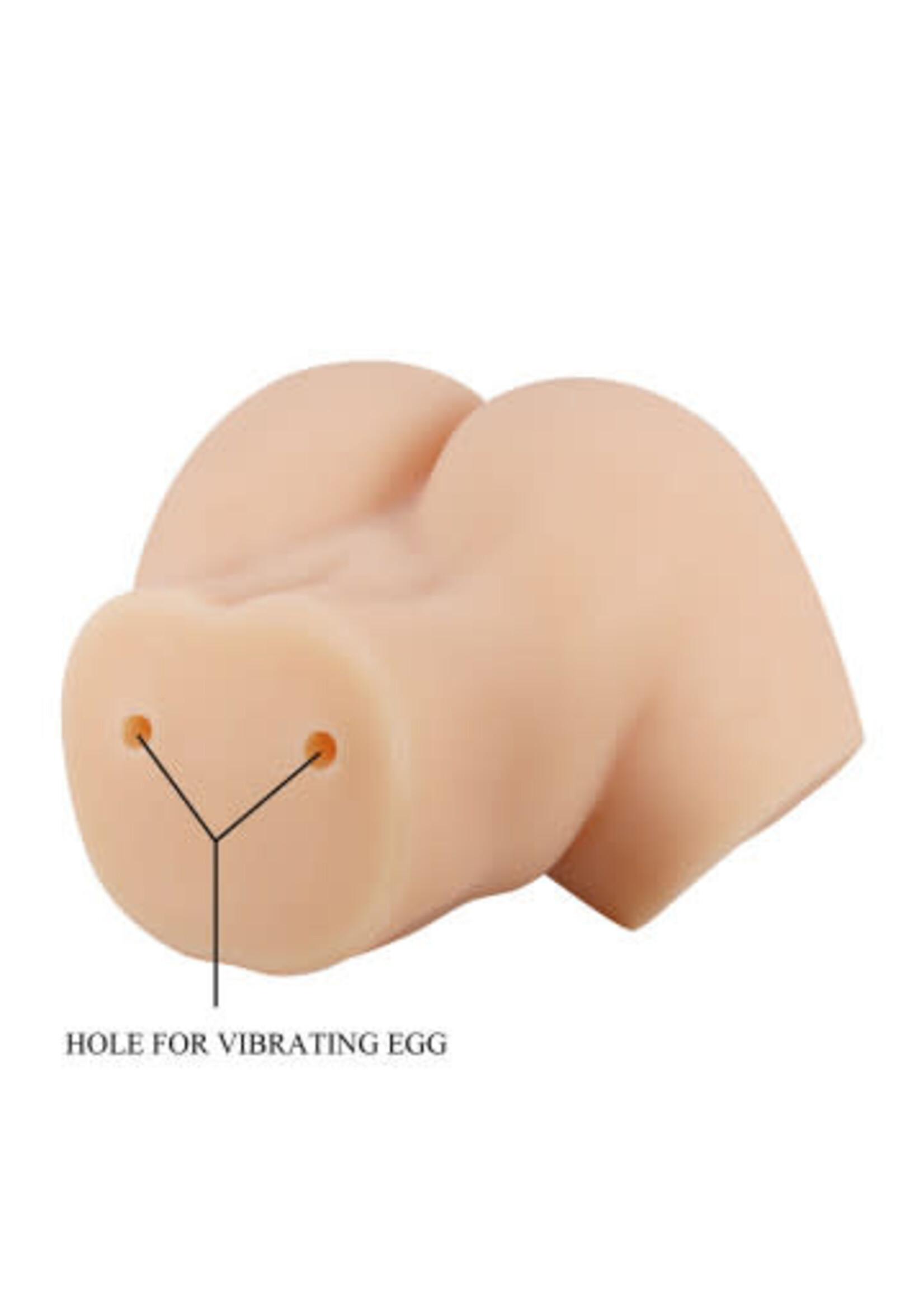 Pretty Love Hailey Realistic Vagina and Ass Vibrator - Light