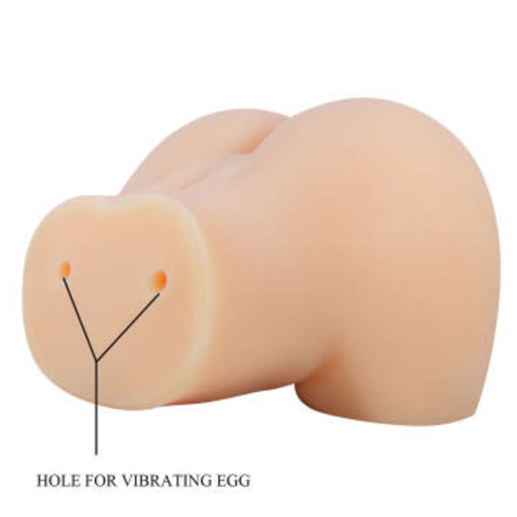 Pretty Love Mila Realistic Vagina and Ass Vibrator - Light