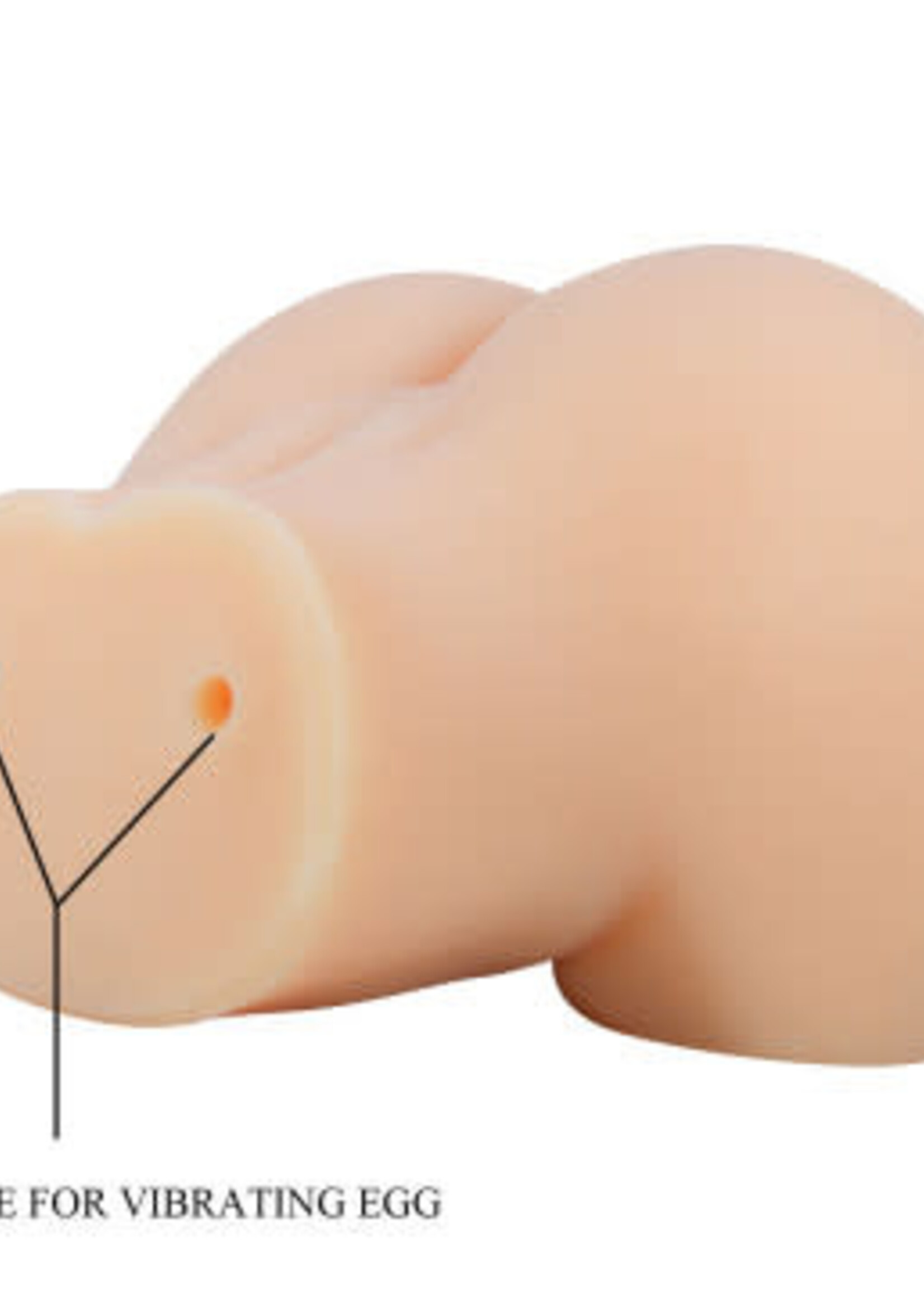 Pretty Love Mila Realistic Vagina and Ass Vibrator - Light