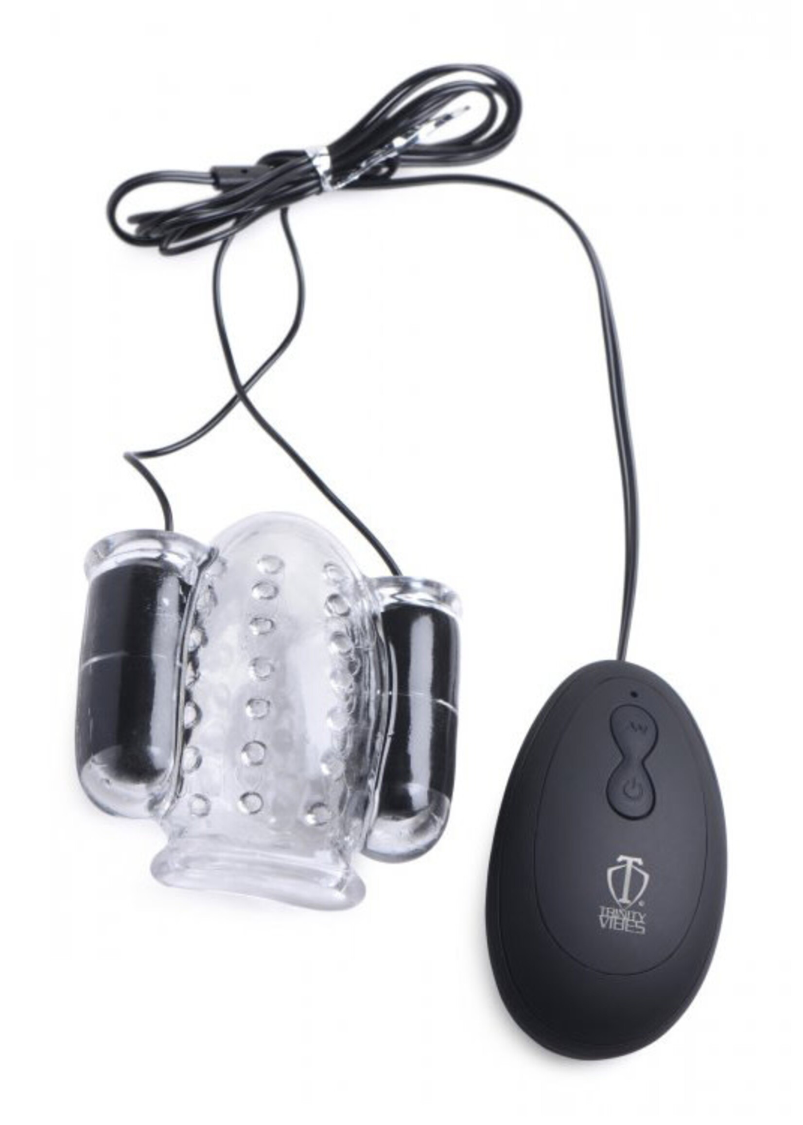 XR Brands Trinity Vibes Trinity 4 Men 20X Deluxe Dual Vibrating Head Teaser