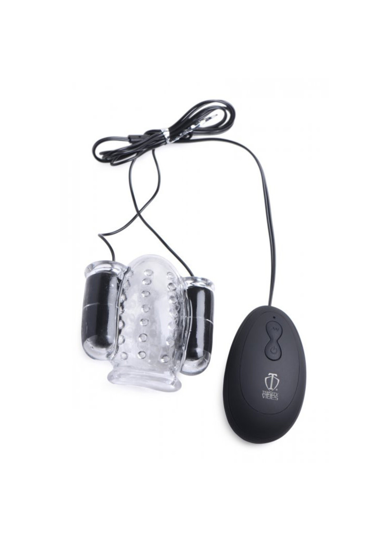 XR Brands Trinity Vibes Trinity 4 Men 20X Deluxe Dual Vibrating Head Teaser