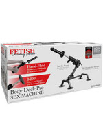 Pipedream Fetish Fantasy Series Body Dock Sex Machine Black