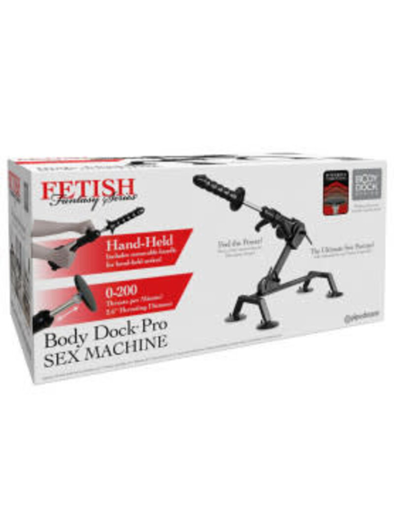 Pipedream Fetish Fantasy Series Body Dock Sex Machine Black