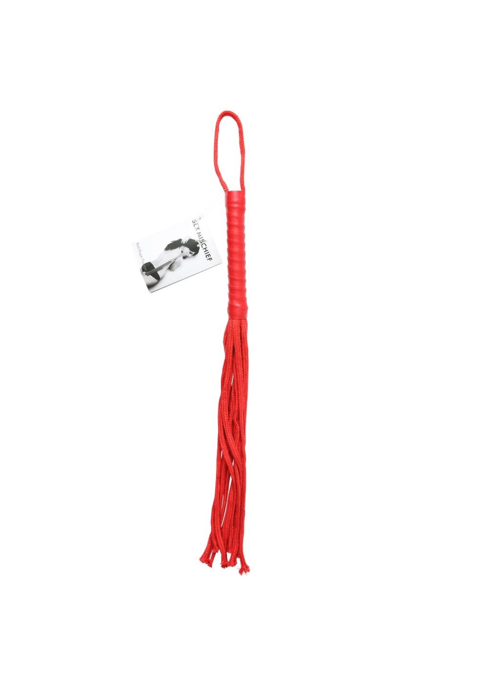 Sportsheets Sex and Mischief Rope Flogger - Red