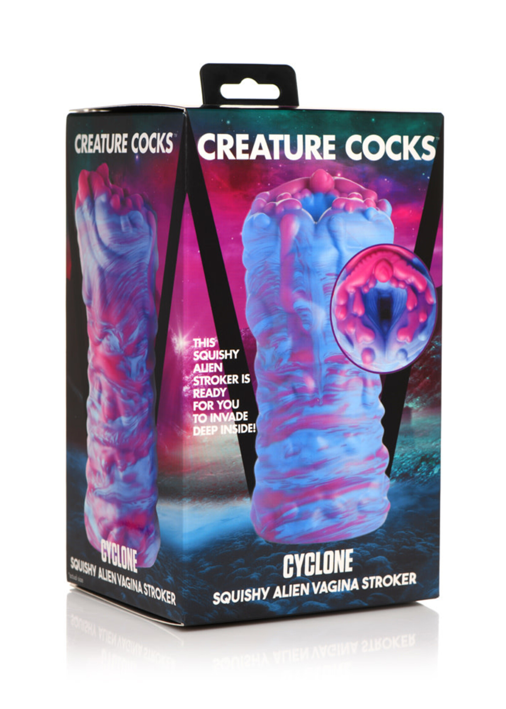 XR Brands Creature Cocks Creature Cocks Cyclone Squishy Alien Vagina Stroker