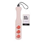 Sportsheets Sex & Mischief Peaches ‘n CreaMe Paddle - Ivory/Orange