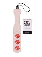 Sportsheets Sex & Mischief Peaches ‘n CreaMe Paddle - Ivory/Orange
