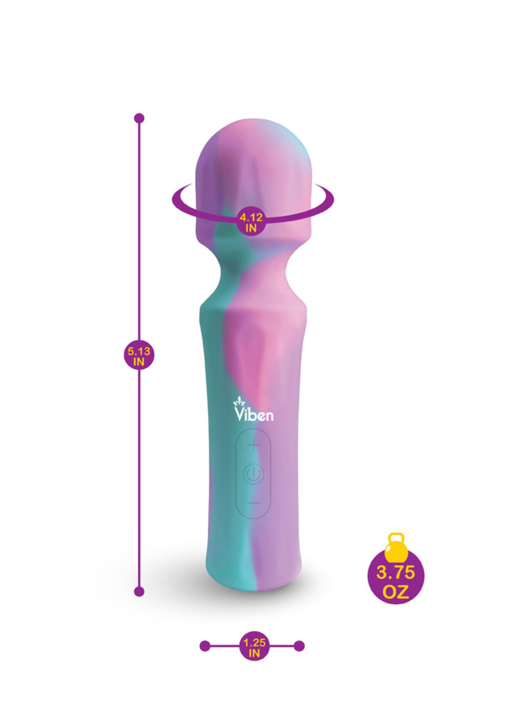 Viben Mighty Muse - Unicorn - Powerful Personal Wand - Massager
