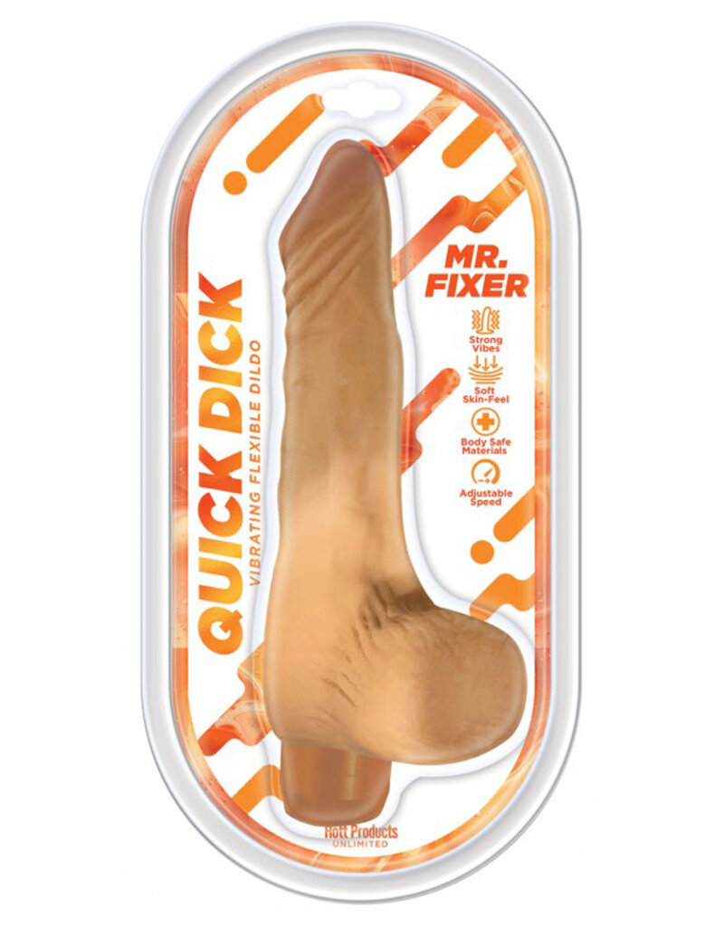 HOTT PRODUCTS Quick Dick Mr. Fixer Vibrating Dildo