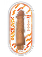 HOTT PRODUCTS Quick Dick Horn Dog Vibrating Dildo
