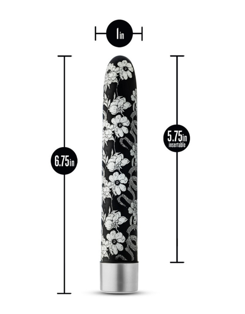Blush Novelties The Collection Eden 7" Rechargeable Vibe Black