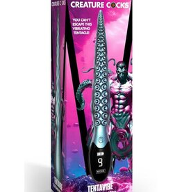 XR Brands Creature Cocks Creature Cocks Tentavibe Rechargeable Silicone Vibrator - Teal