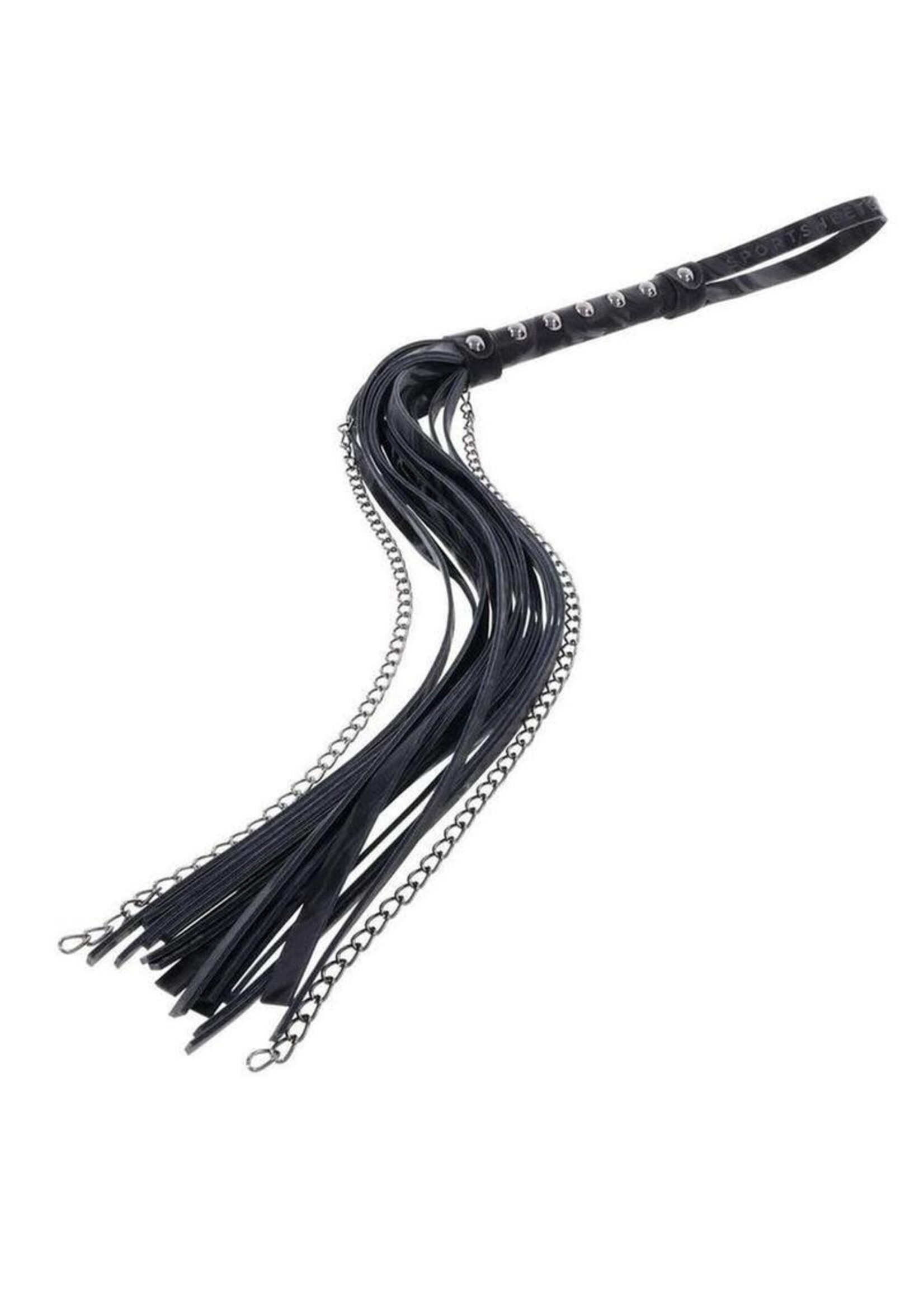 Touch of Fur Velvet Noir Chain Flogger
