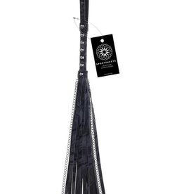 Touch of Fur Velvet Noir Chain Flogger