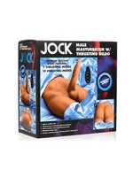 Curve Toys Jock Male Masturbator W/ Thrusting Dildo Medium