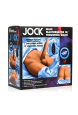 Curve Toys Jock Male Masturbator W/ Thrusting Dildo Medium