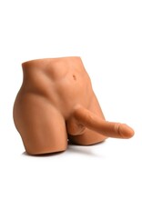Curve Toys Jock Male Masturbator W/ Thrusting Dildo Medium
