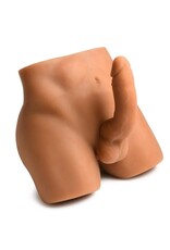 Curve Toys Jock Male Masturbator W/ Thrusting Dildo Medium