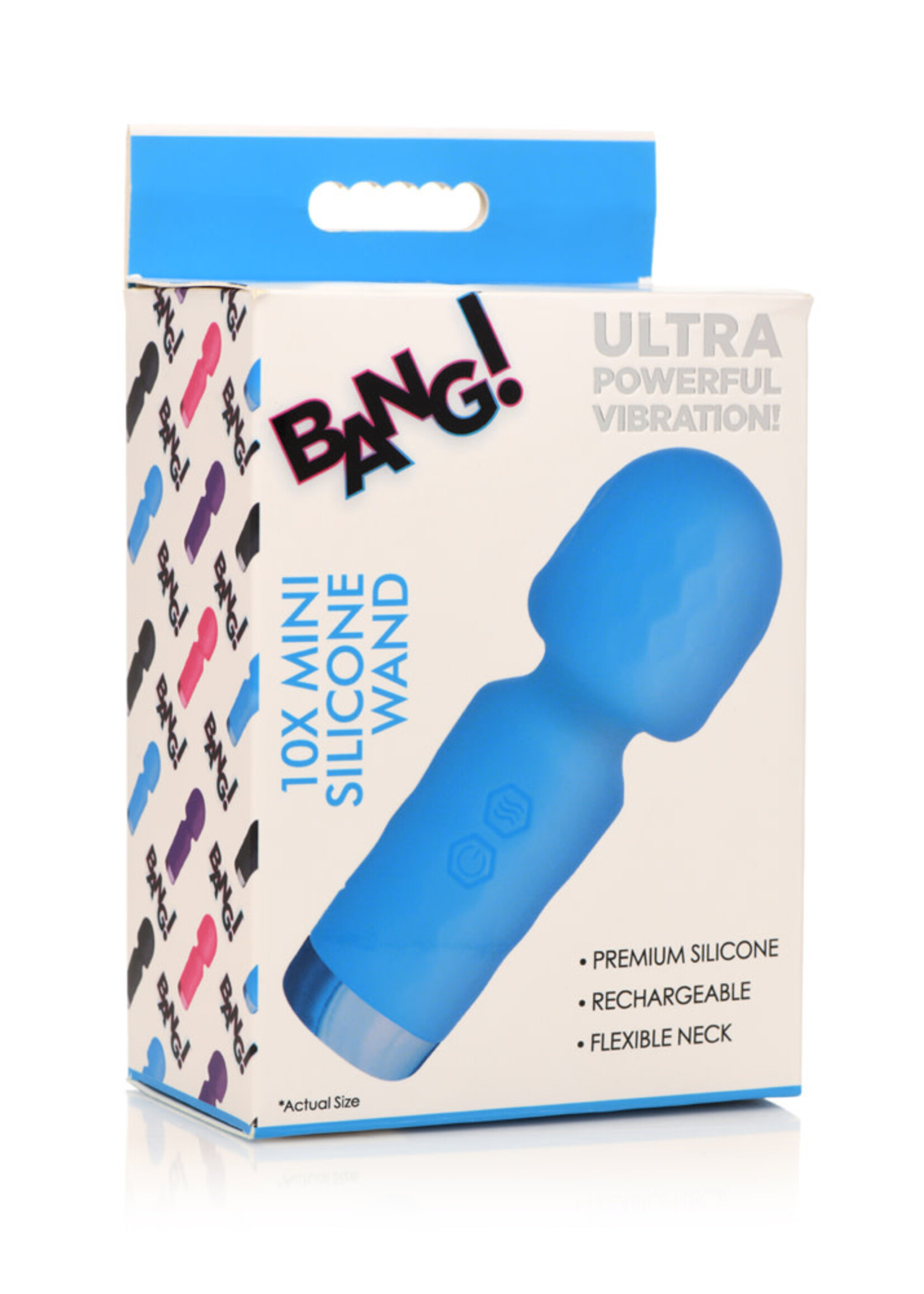 XR Brands Bang Bang! 10X Mini Silicone Wand