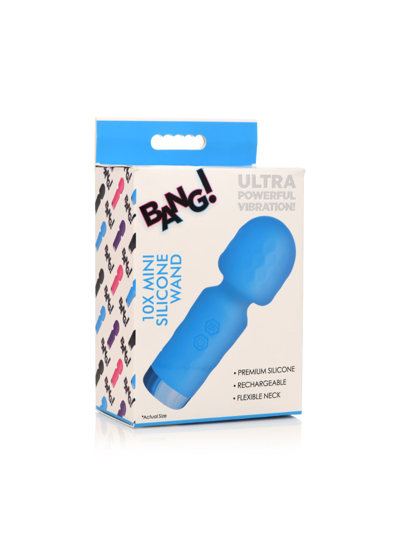 XR Brands Bang Bang! 10X Mini Silicone Wand
