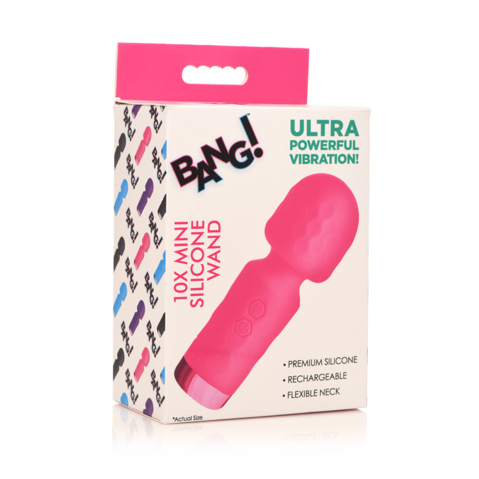XR Brands Bang Bang! 10X Mini Silicone Wand