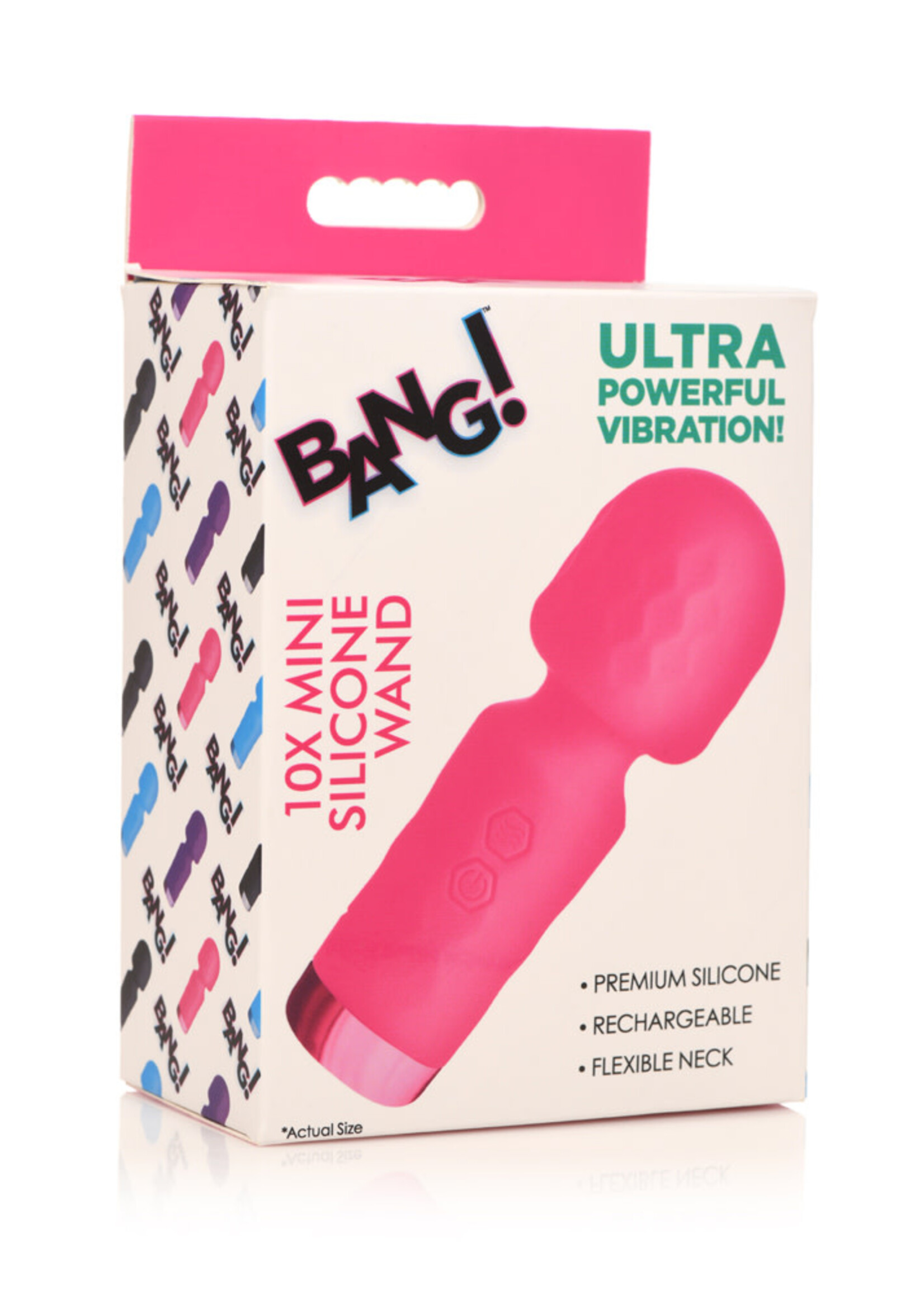 XR Brands Bang Bang! 10X Mini Silicone Wand